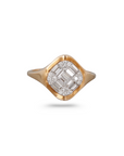 Signet Diamond Ring