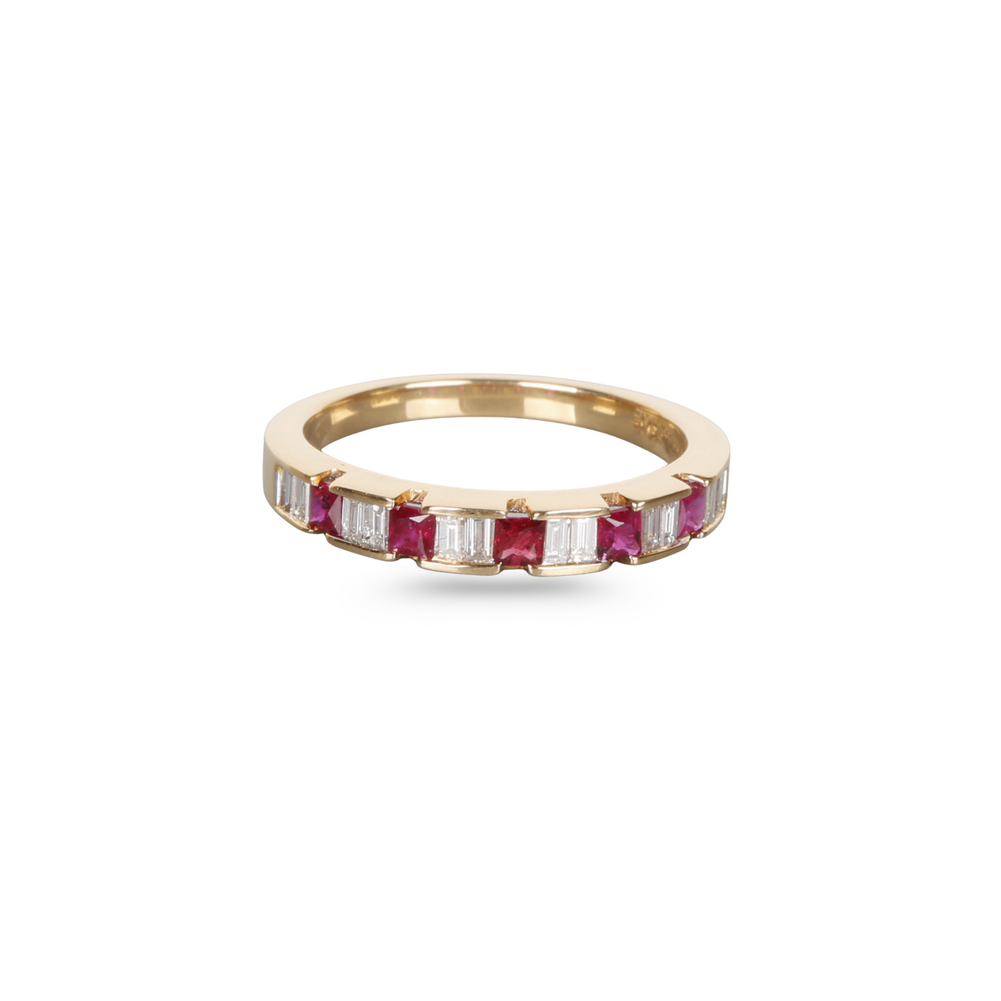 Ruby & Diamond Eternity Band