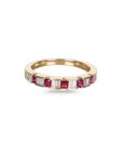 Ruby & Diamond Eternity Band