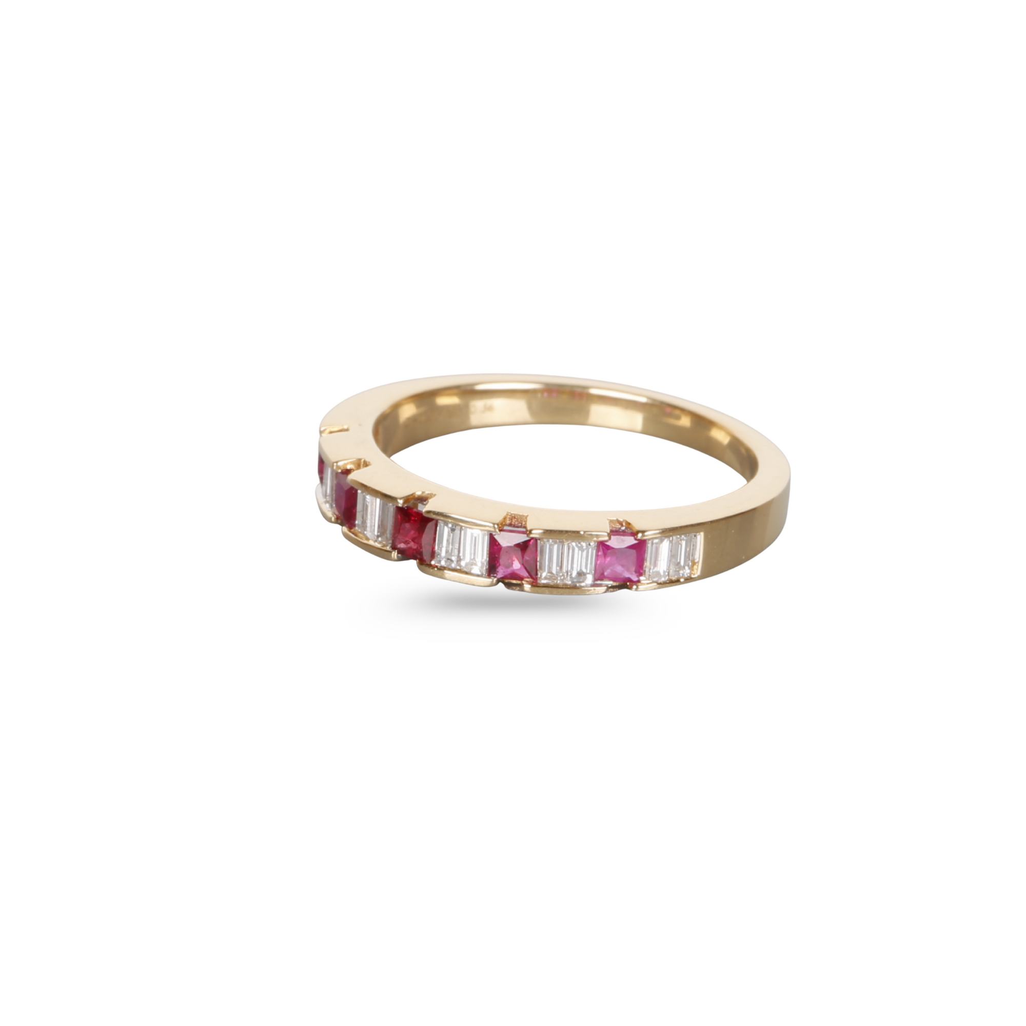 Ruby & Diamond Eternity Band