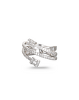 Crossover Diamond Ring