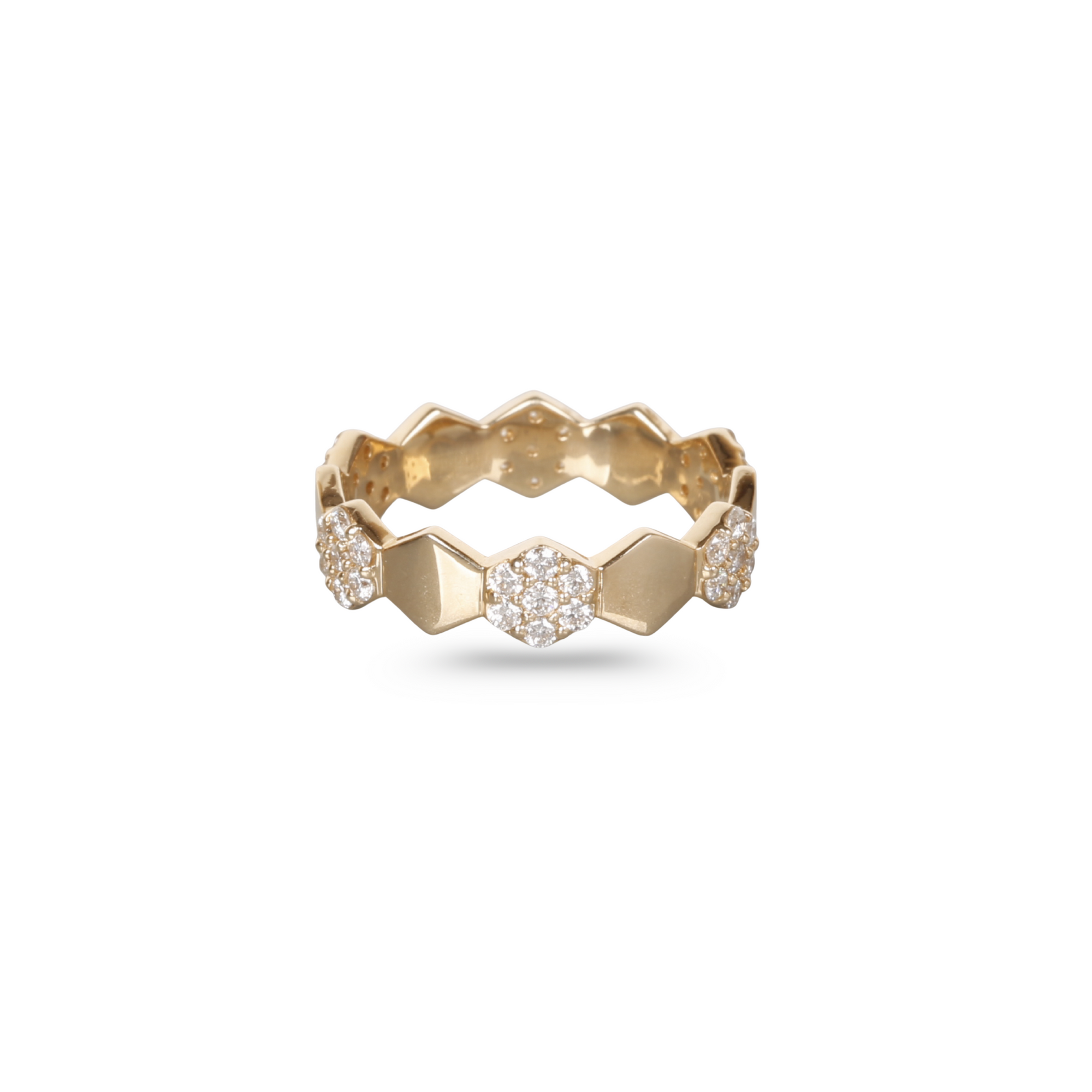 Stepping Diamond Ring