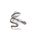 Snake Spiral Diamond Ring
