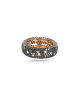 Black & White Pave Diamond Band