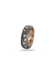 Black & White Pave Diamond Band