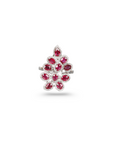 Leaf Shape Ruby & Diamond Ring