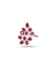 Leaf Shape Ruby & Diamond Ring