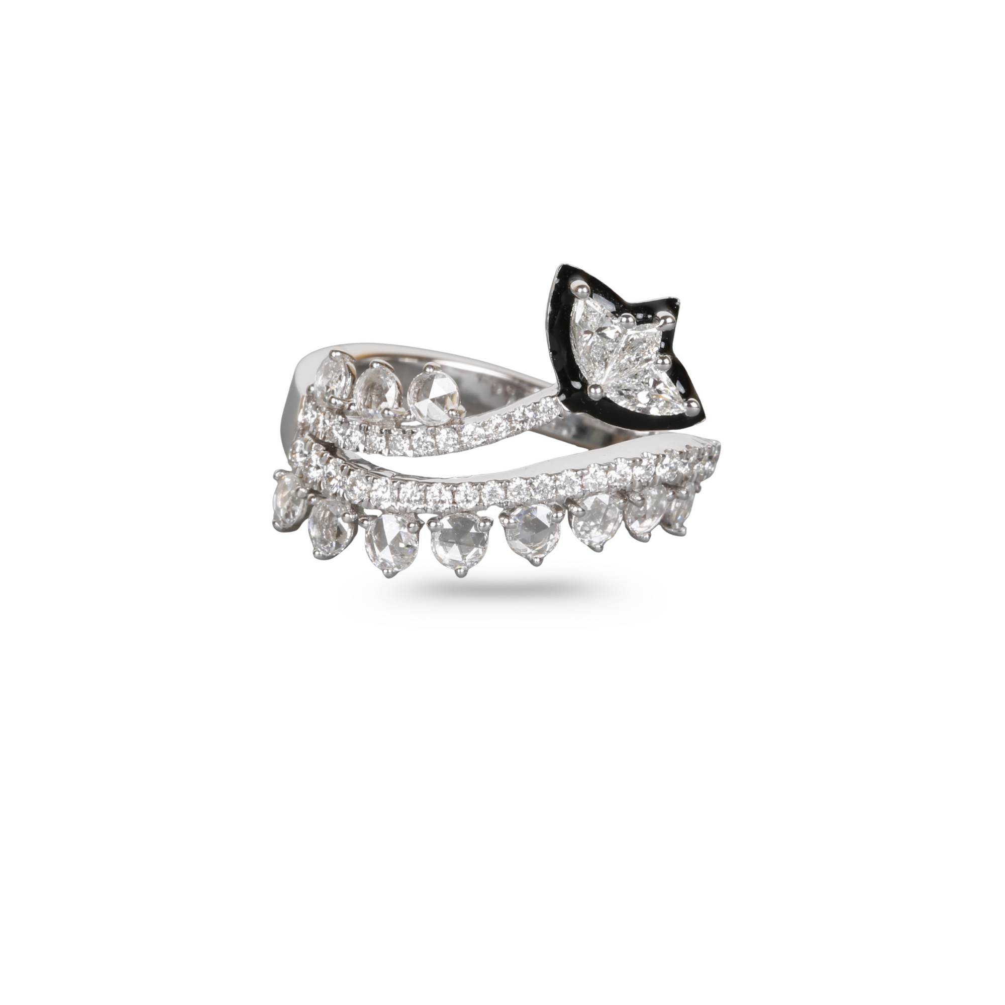 Spiral Diamond Ring