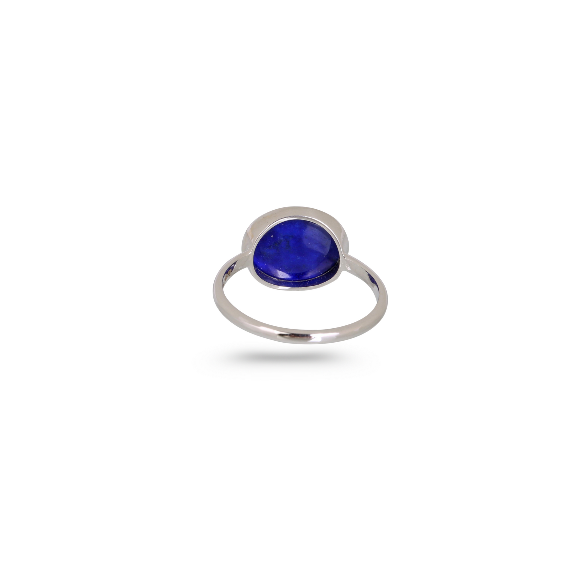 Lapis Lazuli 18K White Gold Ring