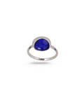 Lapis Lazuli 18K White Gold Ring