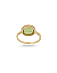 Peridot 18K Gold Ring