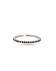 Black Diamond 18K White Gold Ring