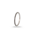 Black Diamond 18K White Gold Ring