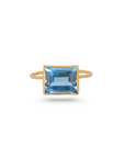 Blue Topaz 14K Gold Ring