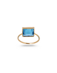 Blue Topaz 14K Gold Ring