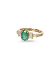Art Deco Emerald & Diamond Ring