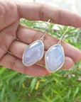 chalcedony earrings