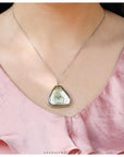 Triangular Abalone pendant