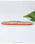 carnelian silver bracelet