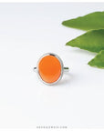 Oval shape ring