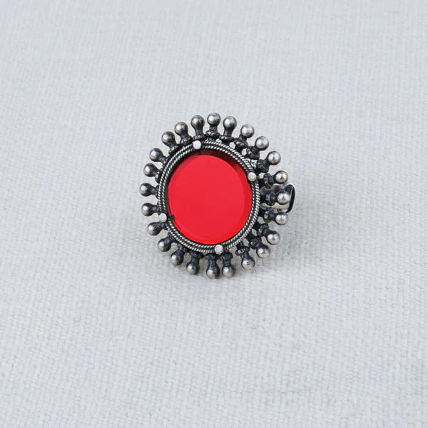 Mirat Glass Silver 925 Ring