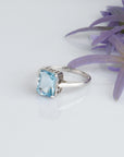 blue topaz ring