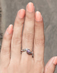 Flawless star ruby & diamond ring