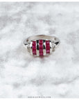 ruby & diamond ring