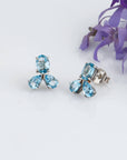 blue topaz earrings