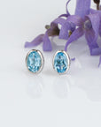 silver earrings
