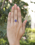 Glorious Tanzanite Silver 925 Ring