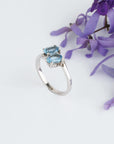 blue topaz ring