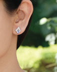 Eccentric Tanzanite Silver 925 Earrings
