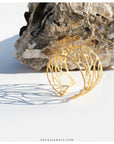 18K gold Plated handcuff