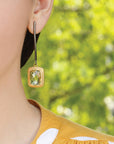 Ravishing Lemon Quartz Silver 925 Earrings