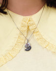 elephant pendant, silver pendant, silver pendant, sterling silver pendant, color stone jewelry, colorstone pendant