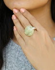 prehnite ring, buy silver ring, sterling silver ring, gemstone ring, buy silver ring, buy gemstone jewelry, buy jewelry online, prehnite jewelry