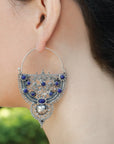 hoops, buy hoops online, sterling silver hoops, small hoops, large hoops, buy silver hoops, gold plated hoops, buy gold hoops, buy small hoops, funky hoops, buy funky hoops, lapis hoops