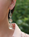 silver earrings, sterling silver earrings, green amethyst earrings, silver green amethyst earrings, green amethyst silver earrings, long earrings, green earrings, silver green earrings, green silver earrings, long green earrings