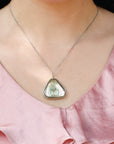 Triangular Abalone pendant