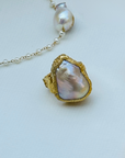 Lois 18K Gold Plated Silver 925 Pearl Ring