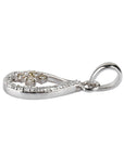 diamond silver pendant
