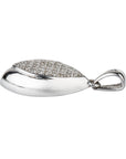 diamond silver pendant
