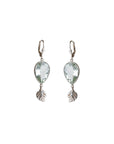 green amethyst earrings