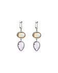 silver earrings