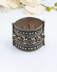 Zinat Silver Bangle