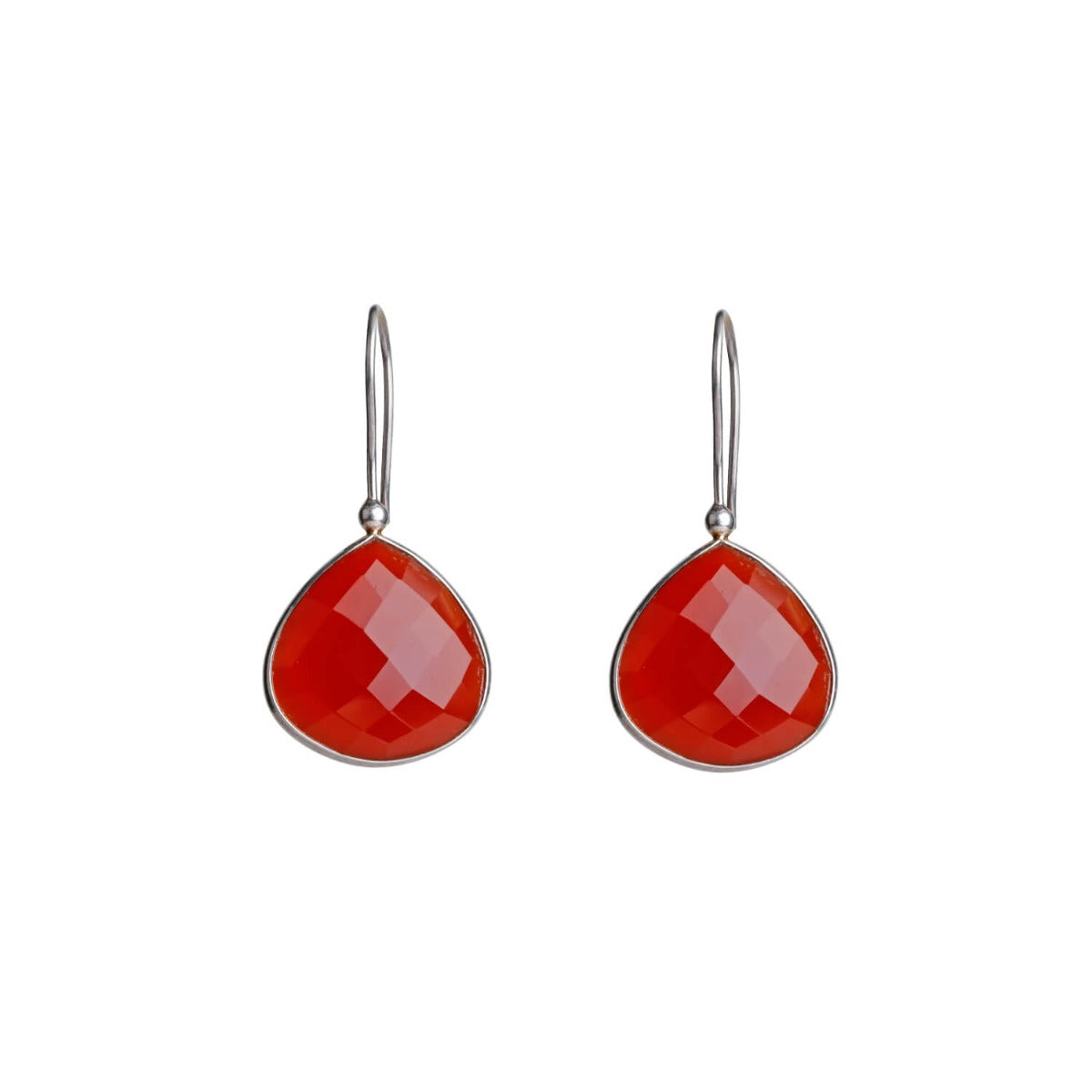 silver earrings