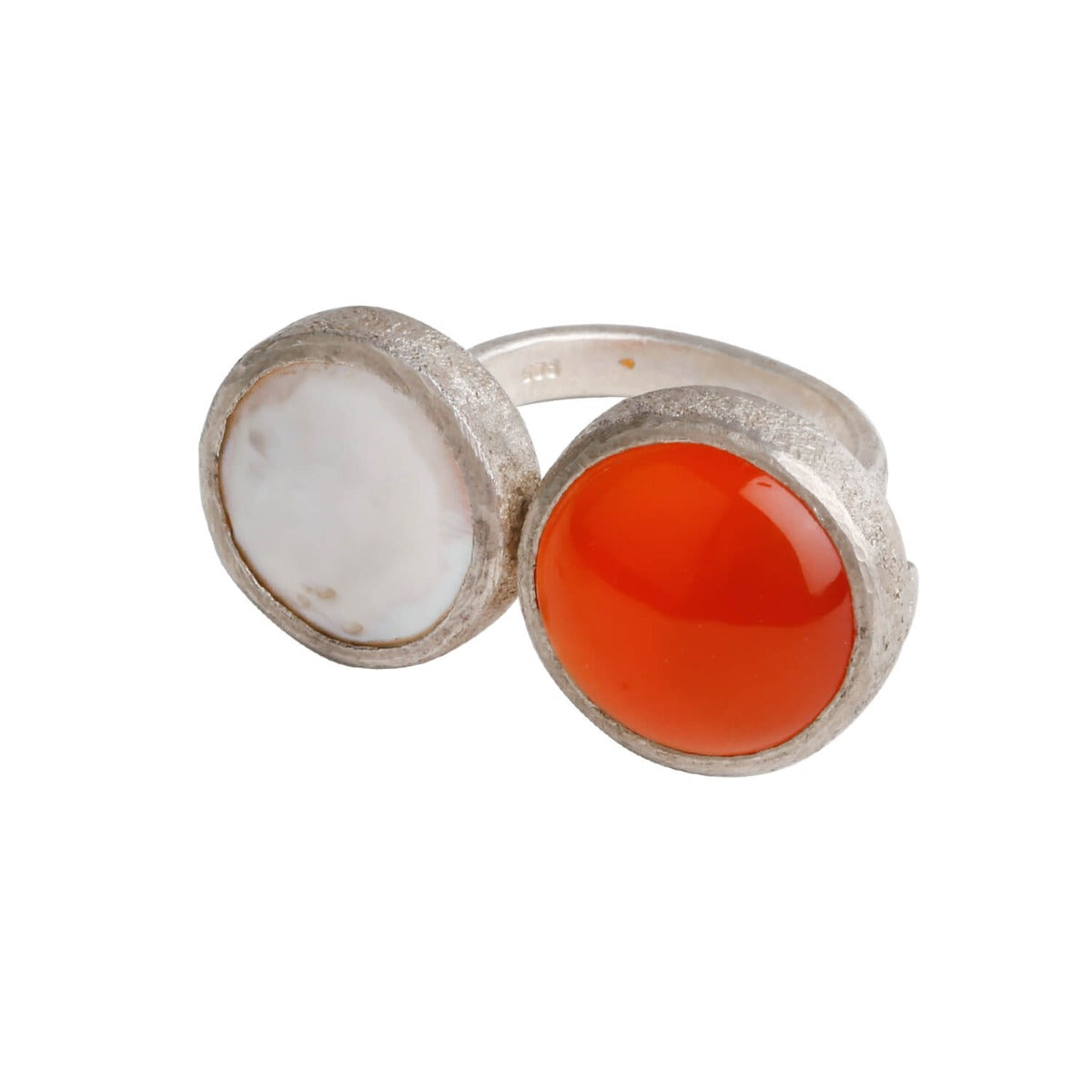 carnelian silver ring