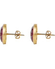 Sun Silver 925 Ruby Studs
