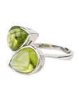 Statement Peridot Silver 925 Ring